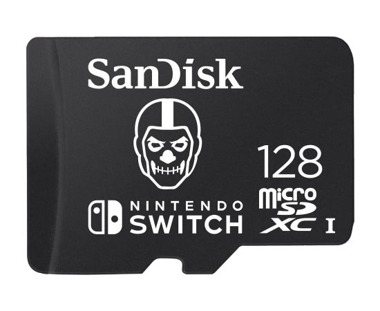 SANDISK 128GB microSDXC UHS-I card for Nintendo Switch, Fortnite Edition, 100MB/s read; 90MB/s write