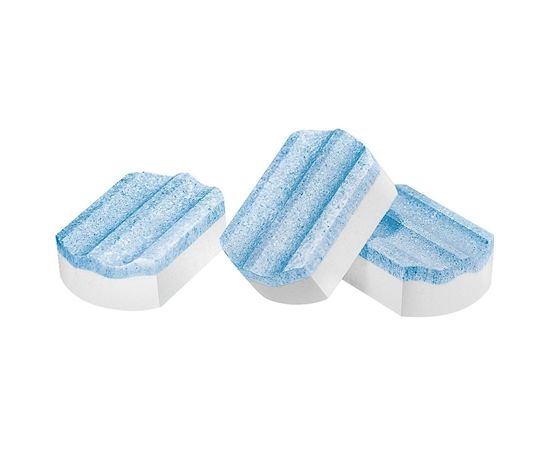 SIEMENS Descaling tablets 3 pcs. TZ80002N For automatic coffee mashines, White/ blue