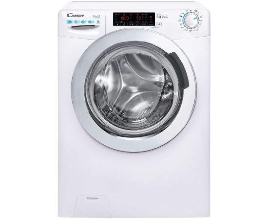 Candy Veļas mašīna with Dryer CSWS 6106TWMCE-S Energy efficiency class A, Front loading, Washing capacity 10 kg, 1600 RPM, Depth 58 cm, Width 60 cm, Display, LCD, Drying system, Drying capacity 6 kg, Steam function, NFC, White, Free standing