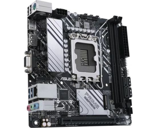 Asus PRIME H610I-PLUS D4-CSM Processor family Intel, Processor socket  LGA1700, DDR4 DIMM, Memory slots 2, Supported hard disk drive interfaces 	SATA, M.2, Number of SATA connectors 4, Chipset  Intel H610,  Mini ITX