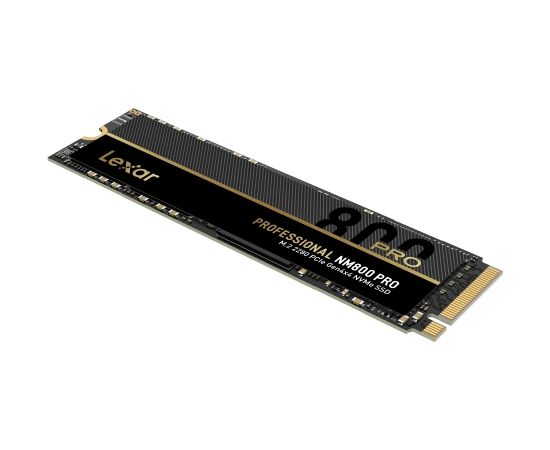 Lexar NM800 PRO 1000 GB, SSD form factor M.2 2280, SSD interface M.2 NVMe 1.4, Write speed 6300 MB/s, Read speed 7500 MB/s Жесткие диски (SSD)