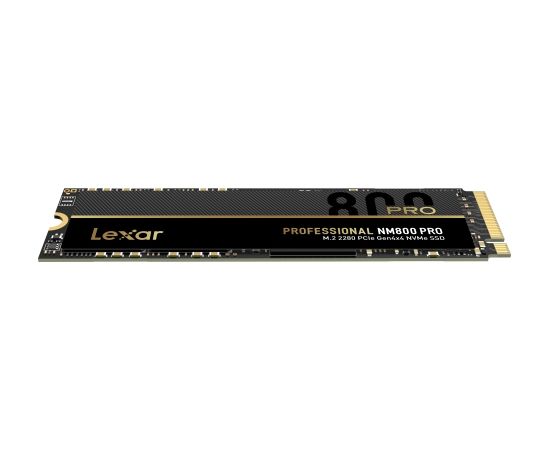 Lexar NM800 PRO 1000 GB, SSD form factor M.2 2280, SSD interface M.2 NVMe 1.4, Write speed 6300 MB/s, Read speed 7500 MB/s Жесткие диски (SSD)