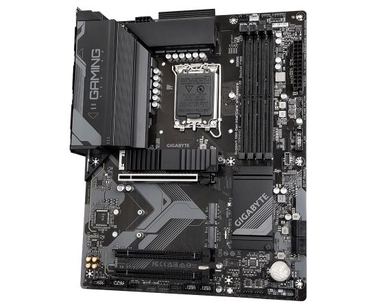 Gigabyte B760 GAMING X 1.0 M/B Processor family Intel, Processor socket  LGA1700, DDR4 DIMM, Memory slots 4, Supported hard disk drive interfaces 	SATA, M.2, Number of SATA connectors 4, Chipset Intel B760 Express, ATX