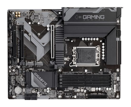 Gigabyte B760 GAMING X 1.0 M/B Processor family Intel, Processor socket  LGA1700, DDR4 DIMM, Memory slots 4, Supported hard disk drive interfaces 	SATA, M.2, Number of SATA connectors 4, Chipset Intel B760 Express, ATX