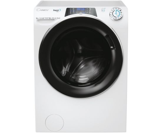 Candy Veļas mašīna RP 5106BWMBC/1-S Energy efficiency class A, Front loading, Washing capacity 10 kg, 1500 RPM, Depth 58 cm, Width 60 cm, Display, TFT, Steam function, Wi-Fi, White