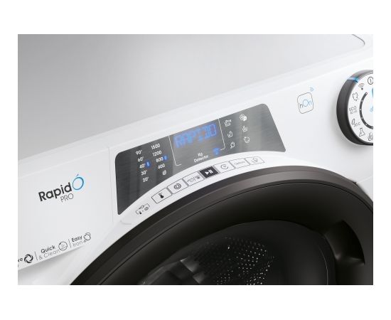 Candy Veļas mašīna RP 5106BWMBC/1-S Energy efficiency class A, Front loading, Washing capacity 10 kg, 1500 RPM, Depth 58 cm, Width 60 cm, Display, TFT, Steam function, Wi-Fi, White