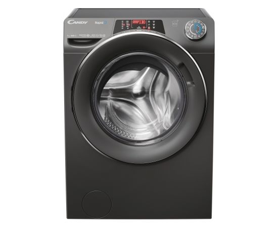 Candy Veļas mašīna RO41276DWMCRT-S Energy efficiency class A, Front loading, Washing capacity 7 kg, 1200 RPM, Depth 45 cm, Width 60 cm, Display, TFT, Steam function, Wi-Fi, Anthracite