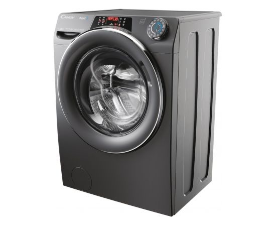 Candy Veļas mašīna RO41276DWMCRT-S Energy efficiency class A, Front loading, Washing capacity 7 kg, 1200 RPM, Depth 45 cm, Width 60 cm, Display, TFT, Steam function, Wi-Fi, Anthracite