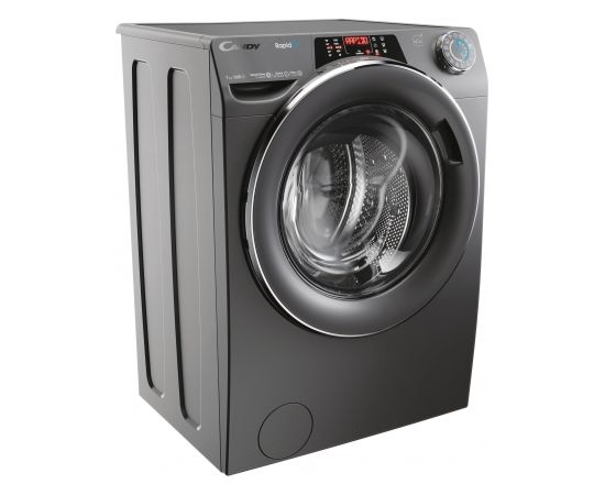 Candy Veļas mašīna RO41276DWMCRT-S Energy efficiency class A, Front loading, Washing capacity 7 kg, 1200 RPM, Depth 45 cm, Width 60 cm, Display, TFT, Steam function, Wi-Fi, Anthracite