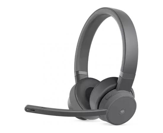 Lenovo Go Wireless ANC Headset with Charging Stand Built-in microphone, Over-Ear, Noise canceling, Bluetooth, USB Type-C, Storm Grey