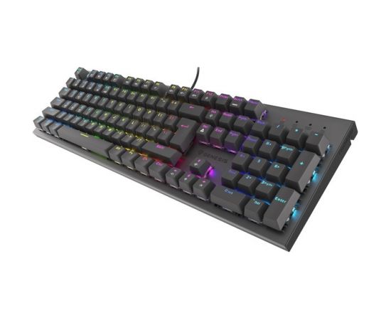 Genesis THOR 303, Mechanical Gaming Keyboard, RGB LED light, US, Black, Wired, USB Type-A