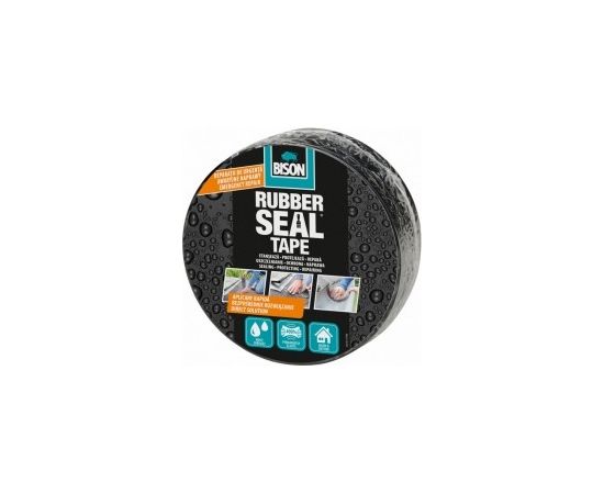 Bison Rubber Seal Hidroizolējoša lenta 7,5cmx5m