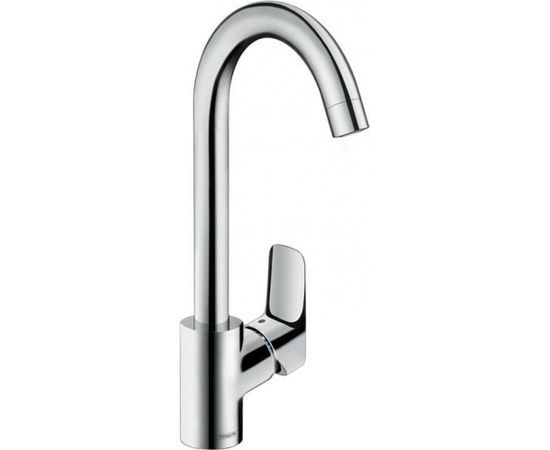 Hansgrohe Logis 260 virtuves maisītājs ar grozāmu U-veida snīpi, hroms