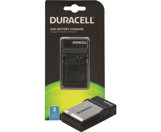 LĀDĒTĀJS Duracell Charger with USB Cable for DR9720/NB-6L