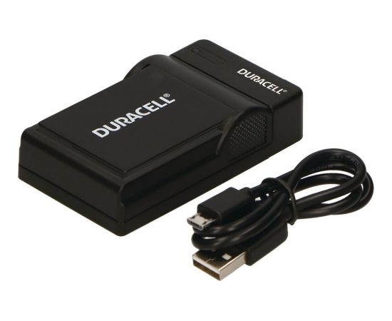 LĀDĒTĀJS Duracell Charger with USB Cable for Panasonic BCJ13E/BCG10