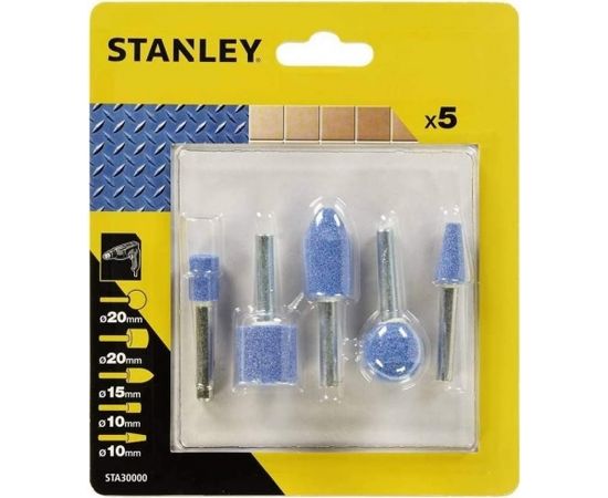 Slīpēšanas akmeņu komplekts Stanley STA30000-XJ; 5 gab.