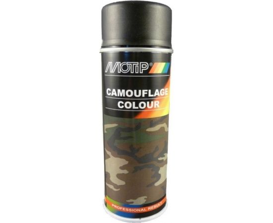 Izsmidzināt laku Motip CAMOUFLAGE RAL 9021; 400 ml