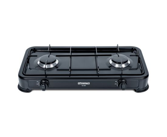 Gas cooker PROMIS KG200 BLACK WITHOUT REDUCER