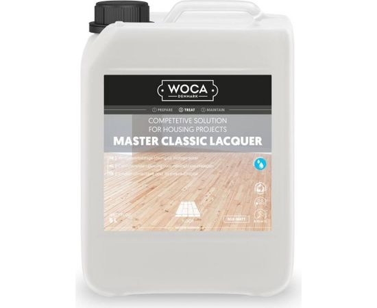 Woca Laka Master Classic Lacquer,Gl. 10  Matt 5L