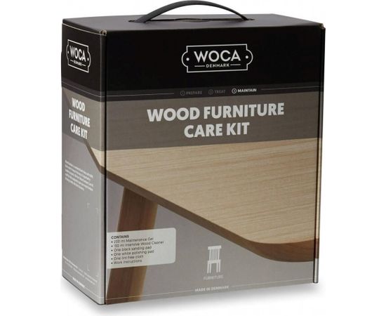 Woca Kompl. Mēbeļu atjaun. Furniture Care Kit, Oil, Natural