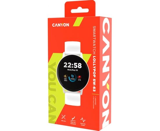Canyon смарт-часы Lollypop CNS-SW63SW, белый