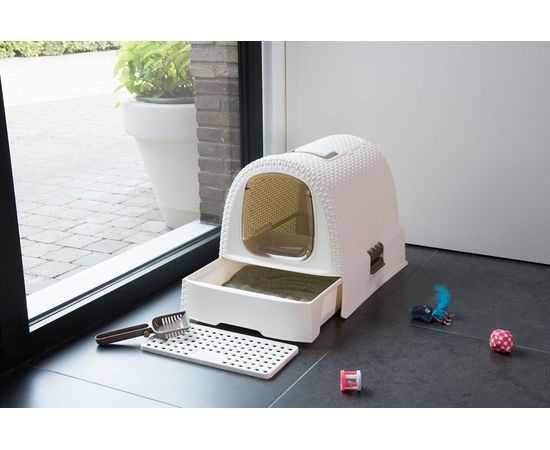 Curver Pet Life Cream Litter Box pakaišu kaste 198849