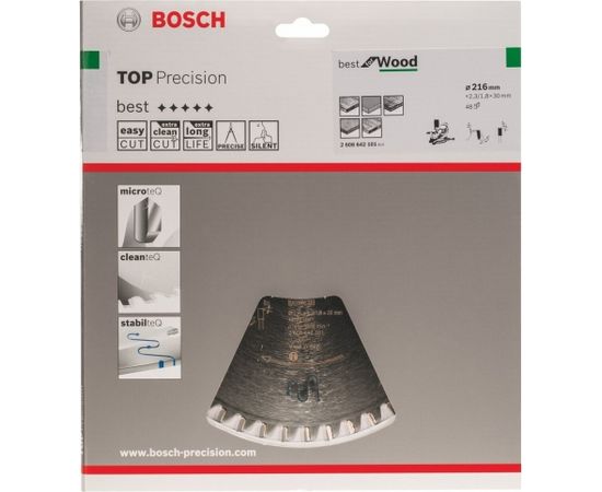 Bosch Circular Saw Blade Top Precision 216x30