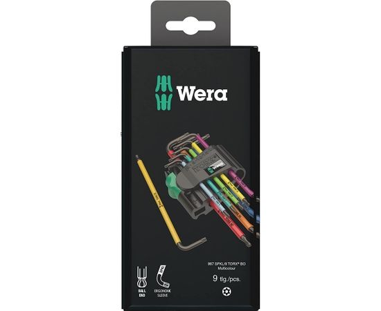 Wera L-key set 967 SPKL / 9 TORX