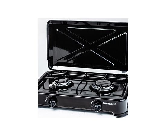 Ravanson K-02TB hob Black Countertop Gas 2 zone(s)