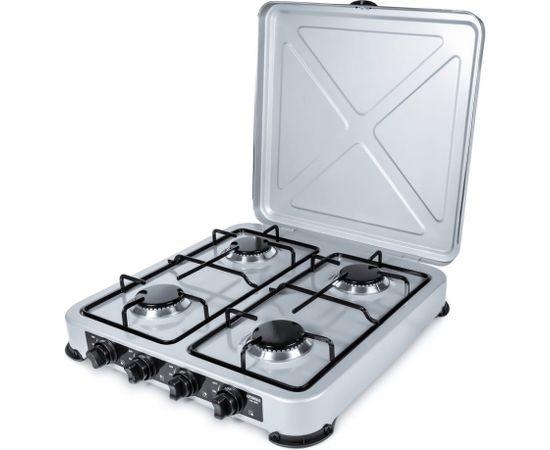 PROMIS KG400 Four-burner gas stove silver
