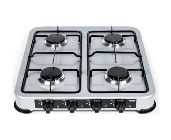 PROMIS KG400 Four-burner gas stove silver