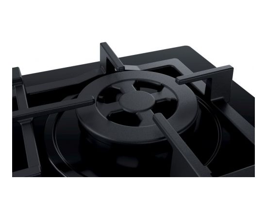 Bosch Serie 4 PNH6B6B90 hob Black Built-in 60 cm Gas 4 zone(s)