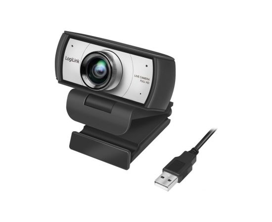 LOGILINK UA0377 HD USB webcam 120deg dual microphone