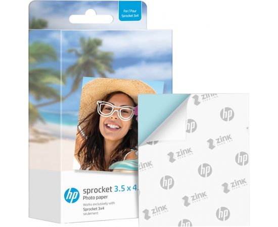 HP photo paper Sprocket Zink 8.9x10.8cm 50 sheets