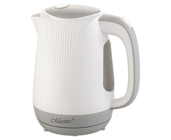 Feel-Maestro MR042 white electric kettle 1.7 L Grey, White 2200 W