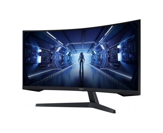 Samsung Odyssey C34G55TWWP 86.4 cm (34") 3440 x 1440 pixels UltraWide Dual Quad HD LED Black