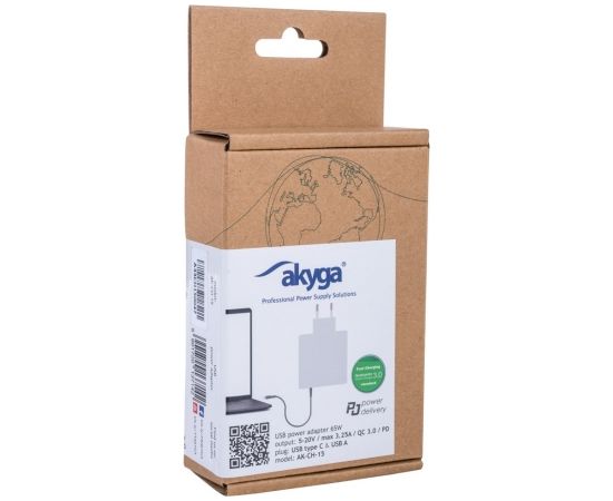 Akyga AK-CH-15 mobile device charger White Auto