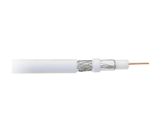 Libox Kabel koncentryczny PCC80 100m coaxial cable RG-6/U White