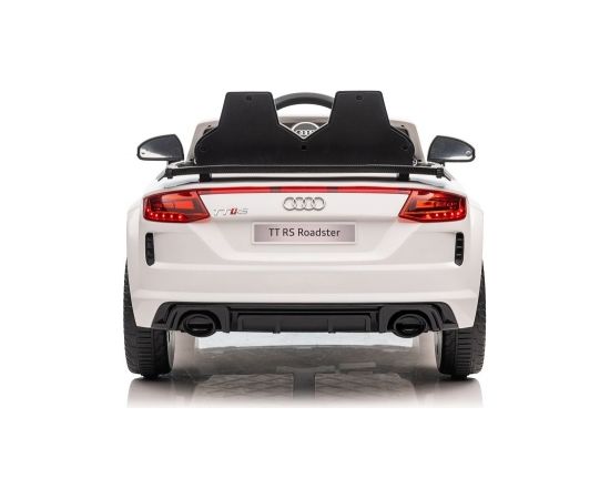 Audi TT RS elektriskais divvietīgais automobilis, balts