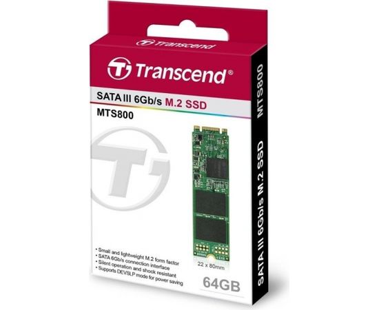 Transcend MTS800S 64 GB M.2 SSD