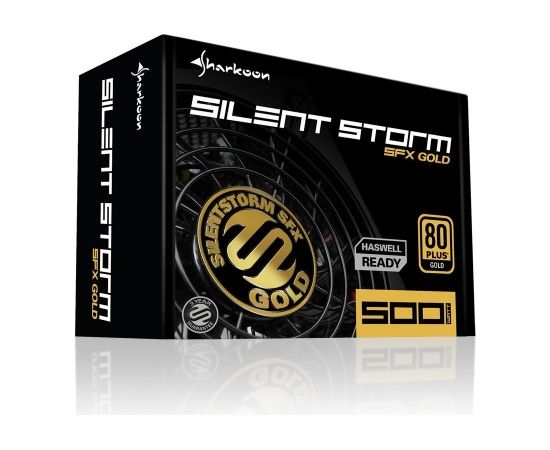 Sharkoon SilentStorm SFX Gold 500W Modular - 80Plus Bronze