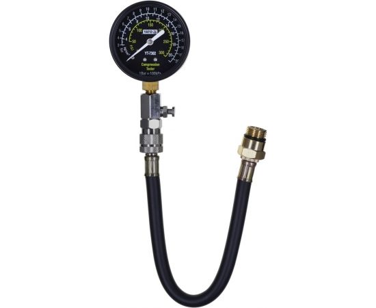 Miernik ciśnienia sprężania+adapter YT-7302 YATO
