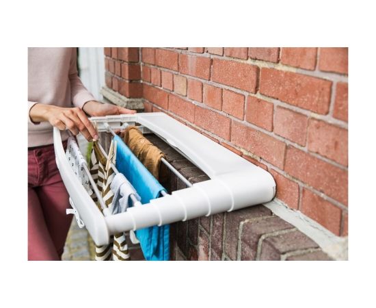 Wall-mounted Clothes Drying Rack VILEDA GENIUS 70 Telescopic White