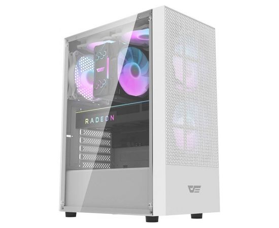 Darkflash A290 computer case + 3 fans (white)