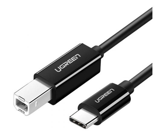 Printer Cable USB-C 2.0 to USB-B UGREEN US241, 1m (black)