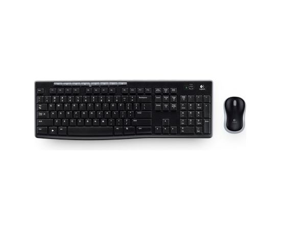 Logitech clear Desktop MK270 black USB