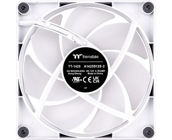 Thermaltake CT140 ARGB Sync PC Cooling Fan White, case fan (white, pack of 2)