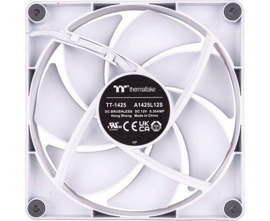 Thermaltake CT140 PC Cooling Fan White, case fan (white, pack of 2)