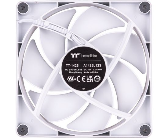 Thermaltake CT120 PC Cooling Fan White, case fan (white, pack of 2)