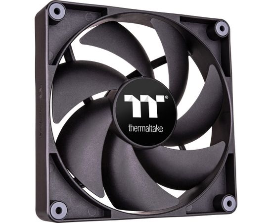 Thermaltake CT120 PC Cooling Fan, Case Fan (black, Pack of 2)